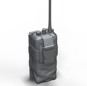 zbrush radio pouch 3D