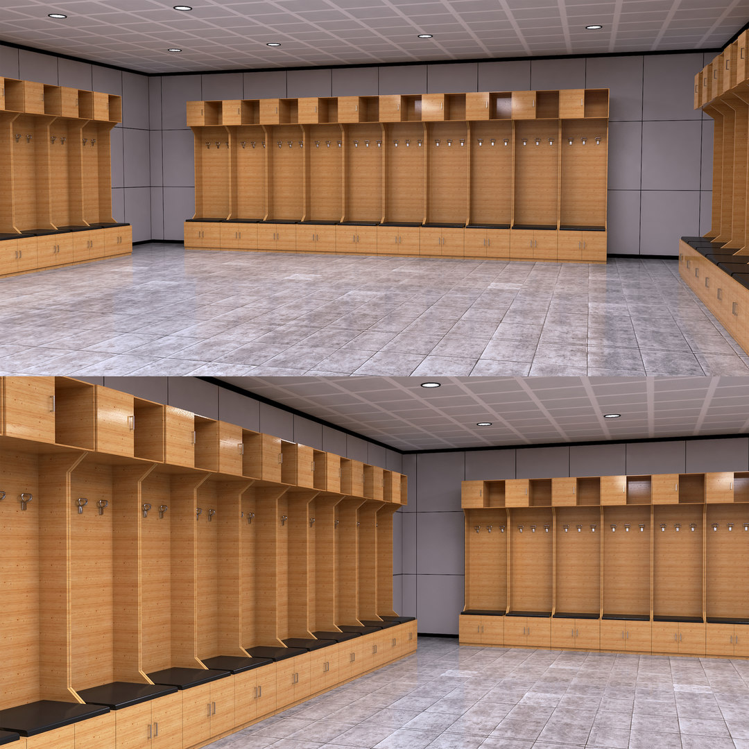 Locker room 3D TurboSquid 1639113