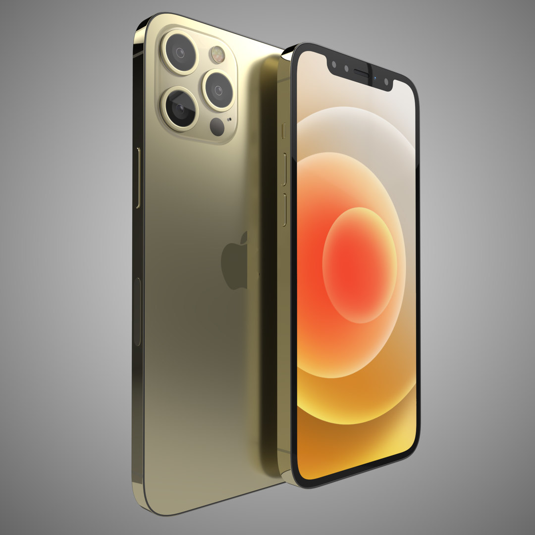 iphone 12 pro gold3d模型