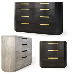 drawers palmer dresser nightstand 3D model