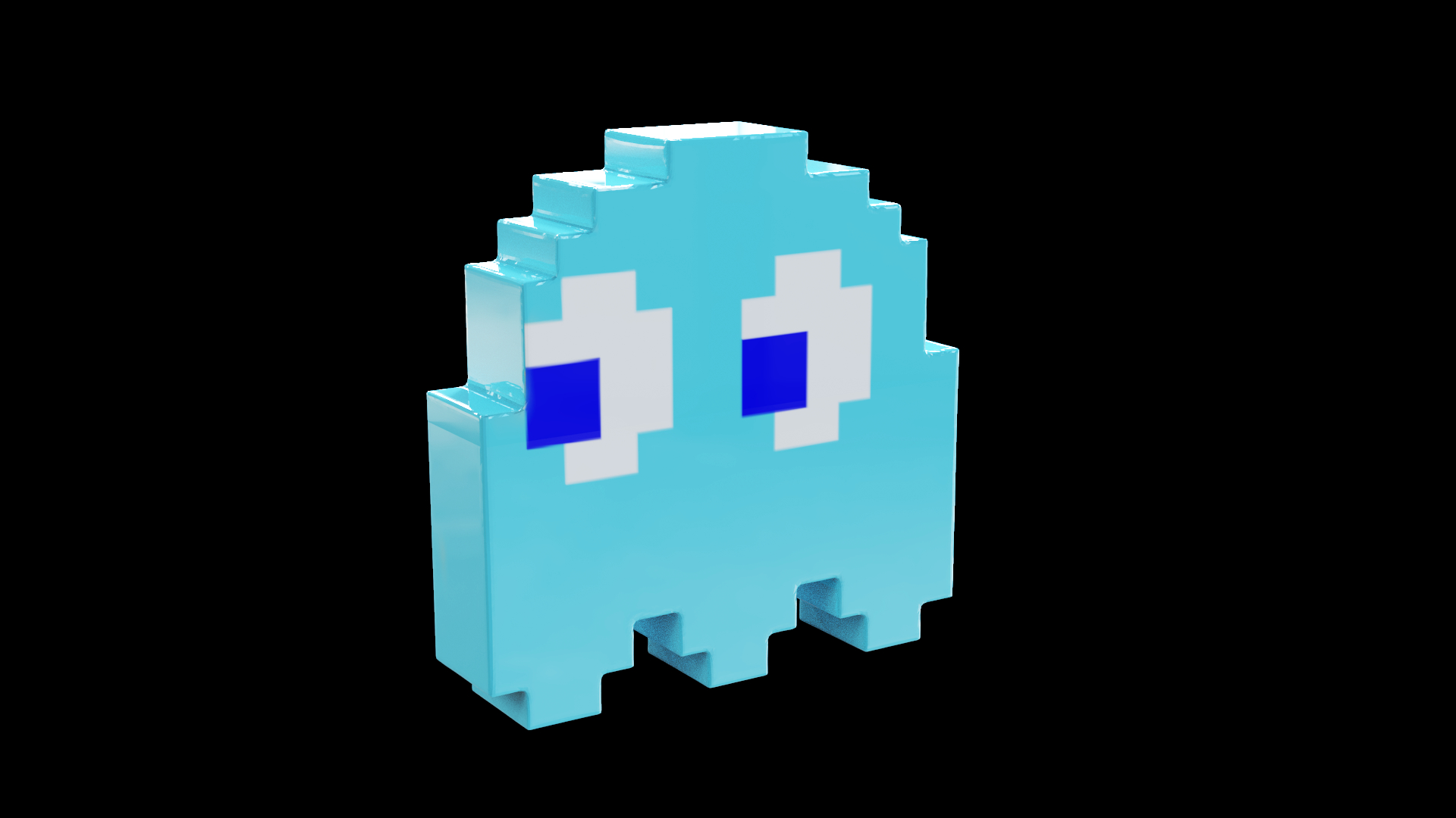 Pixelized Ghosts Pacman 3d Model Turbosquid 1640505 4641