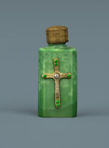 potion bottle modeled 3D model