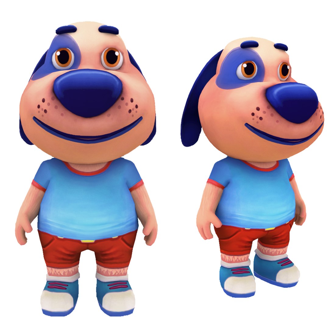 3D cartoon dog animations rigged - TurboSquid 1468794