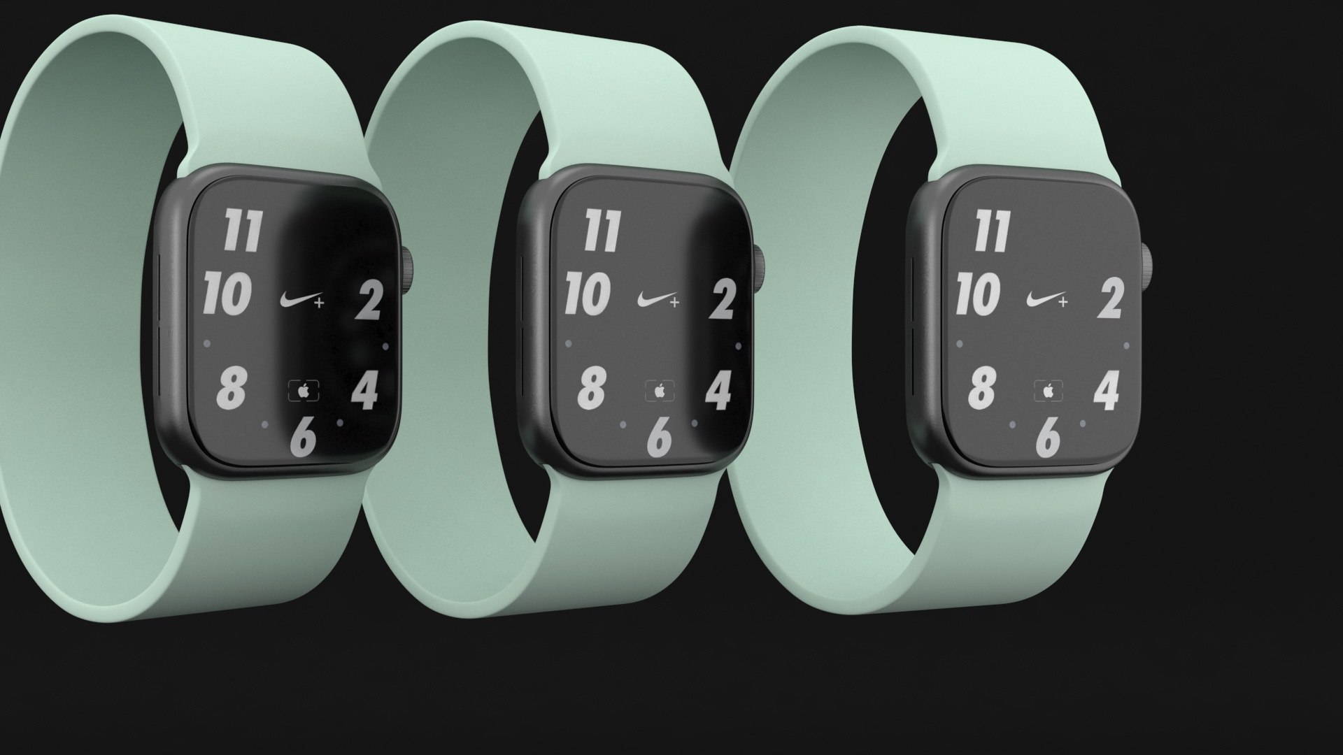 3D apple watch 6 green - TurboSquid 1639968