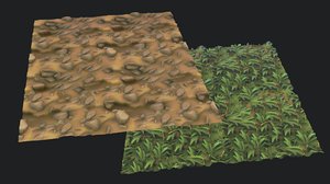 Stylized Ground  Grass Texture
