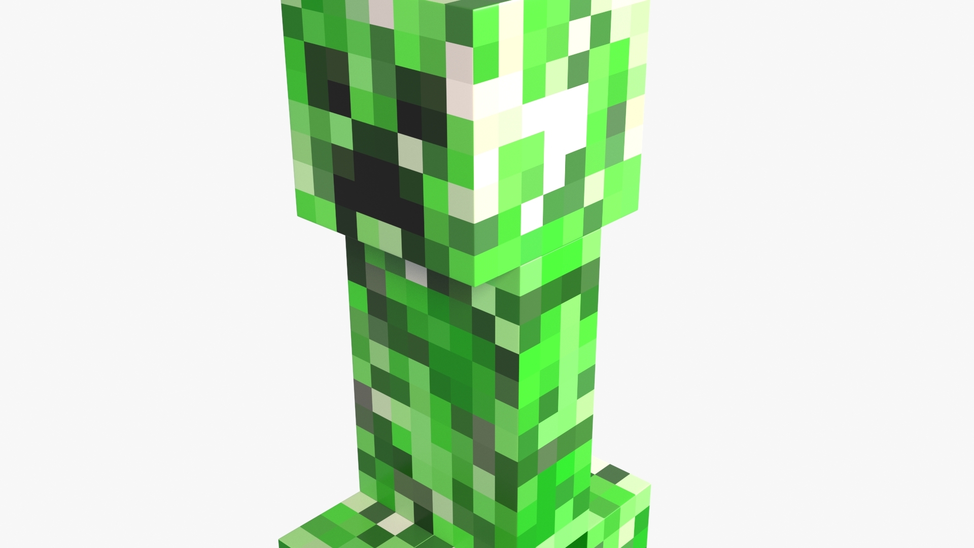 Minecraft Creeper 3DModell TurboSquid 1640161