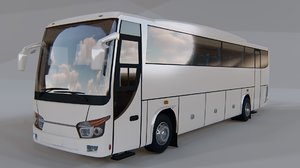 3D model vehicle bus transport