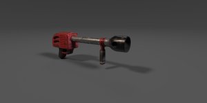 flamethrower weapon video model