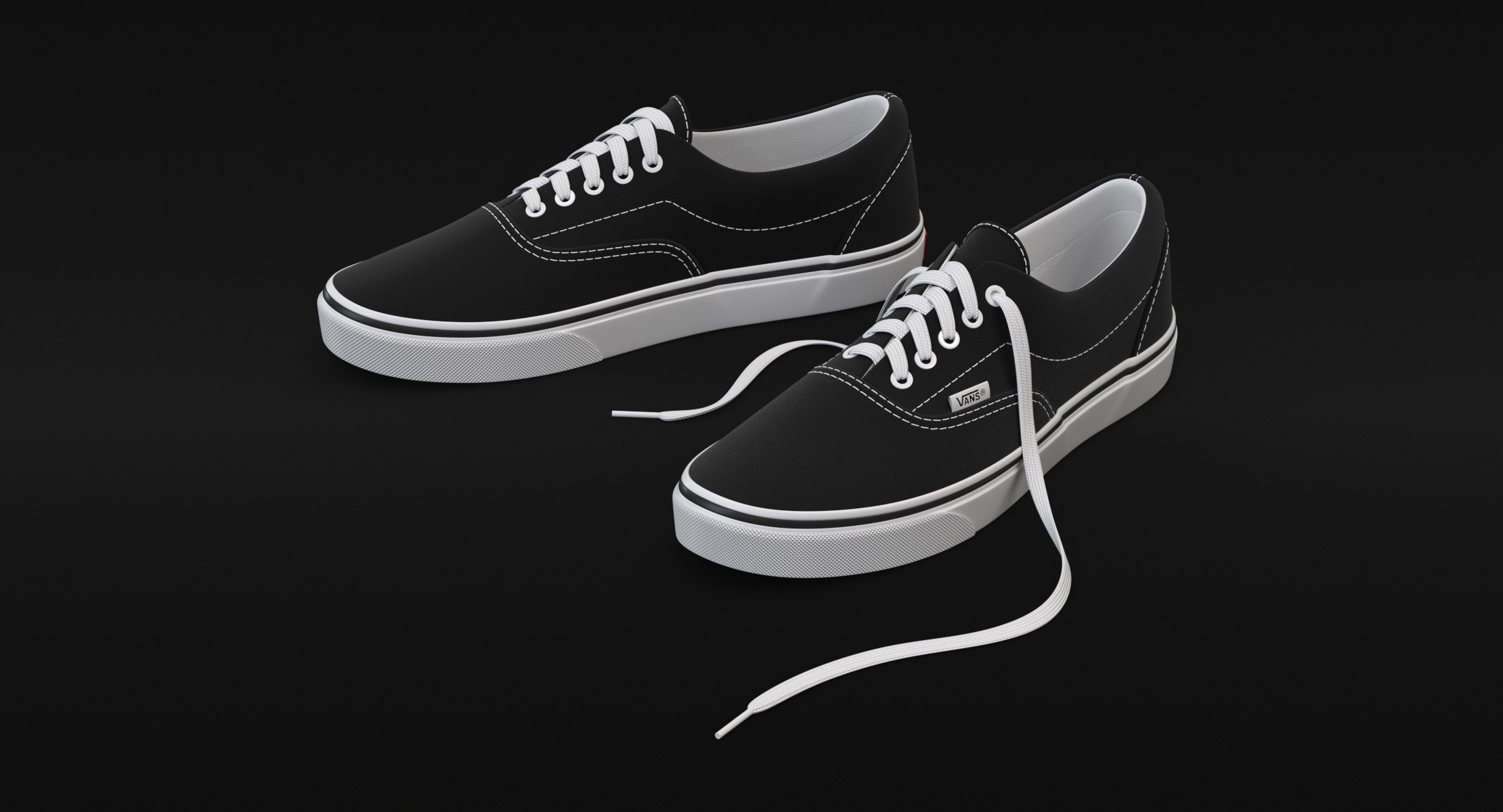 vans shoes 3d model
