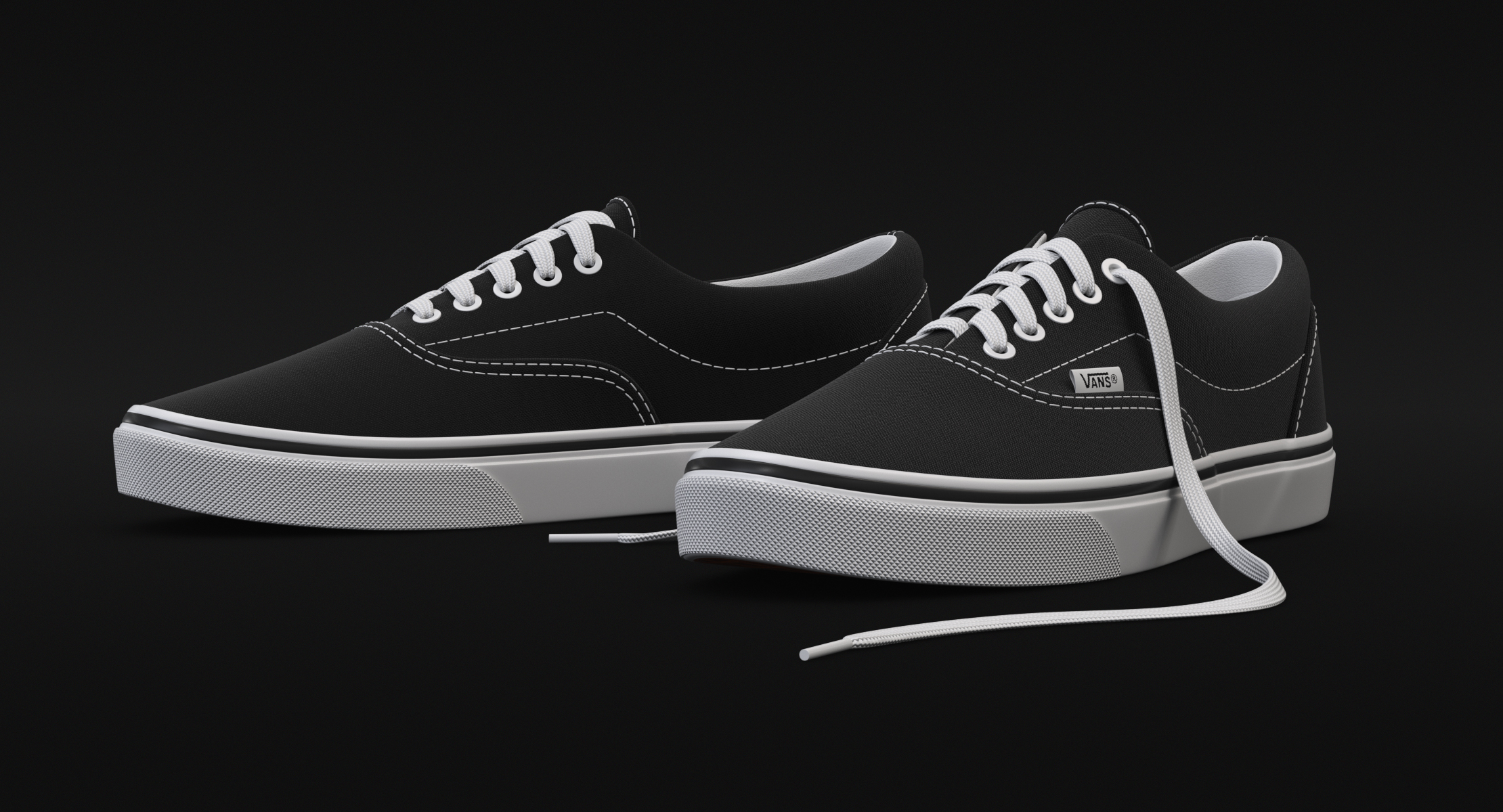 vans shoes 3d model