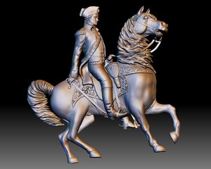 washington statue stl file 3D