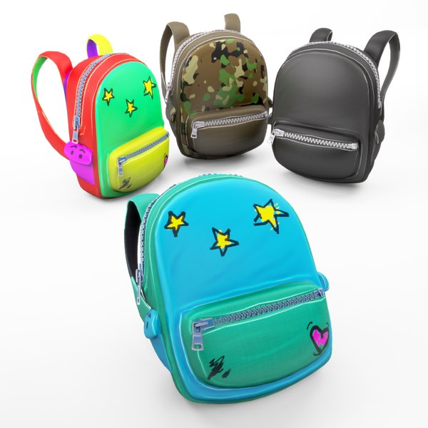 school bag 3d