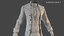vintage clothing men suit 3D