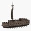 3D ships chinese ancient