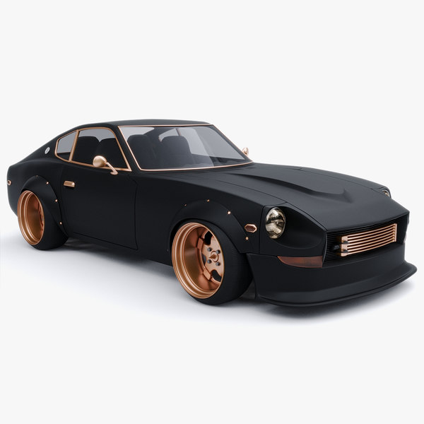 3d Nissan Datsun 240z Model Turbosquid