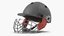 cricket helmet 3d model