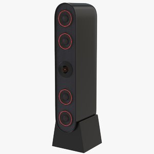 speaker desktop stand 3D