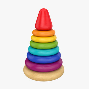 3D pyramid toy model