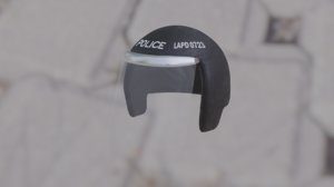 police helmet 3D model
