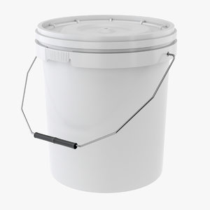 bucket contains 3D model