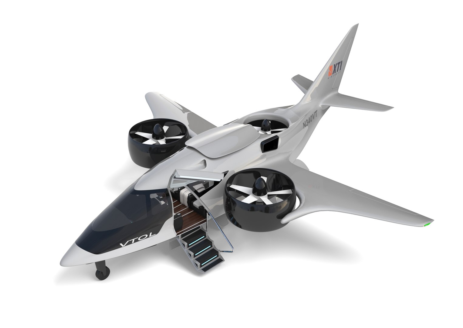 Hybrid-electric Aircraft Xti Trifan 3D Model - TurboSquid 1641872