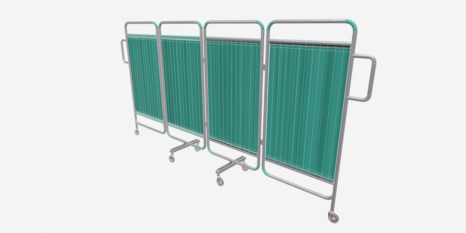 Hospital curtain 3D model TurboSquid 1641963