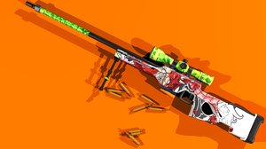 sniper gun 3D model