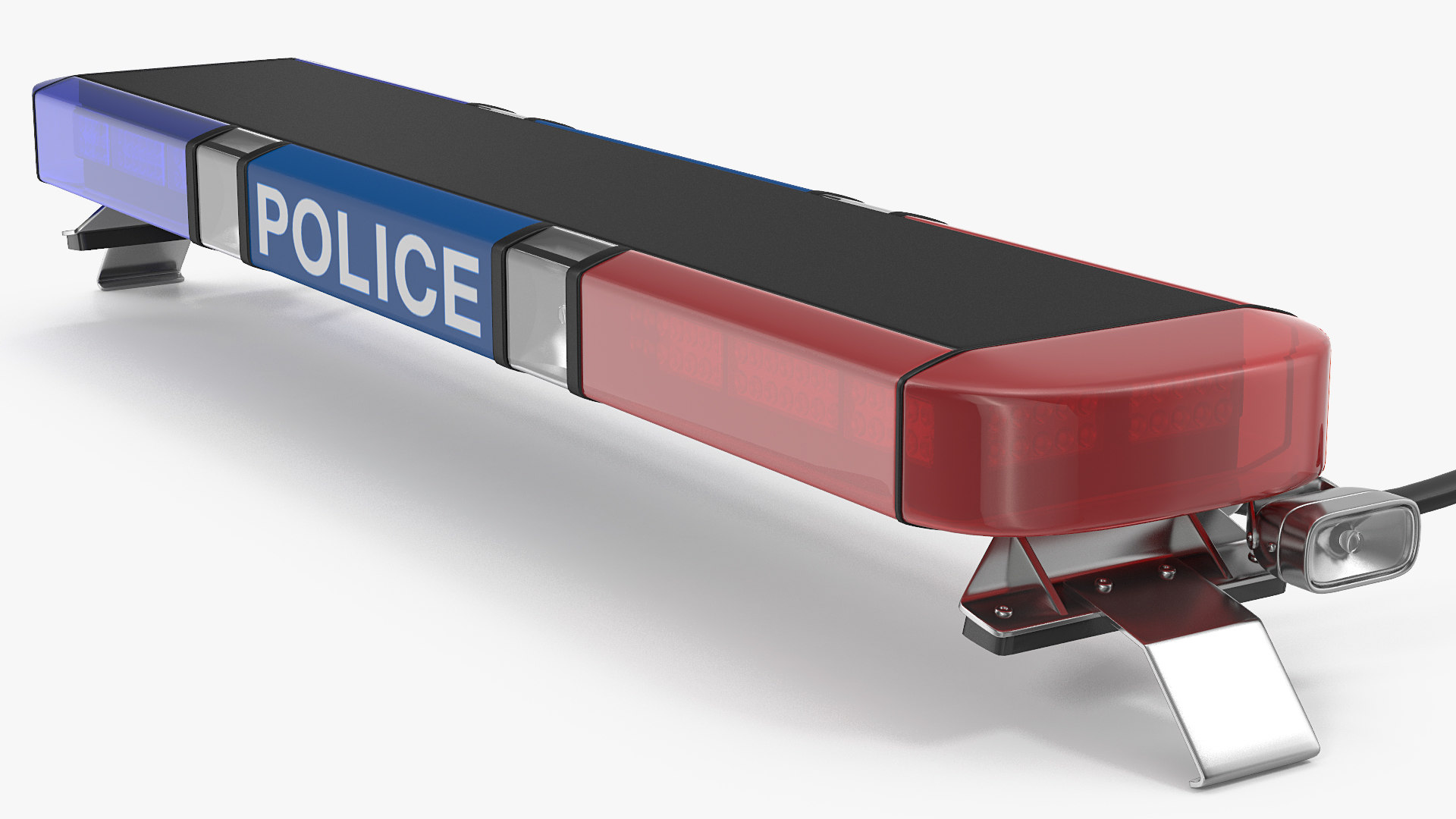 Police vehicle light bar 3D model - TurboSquid 1642365
