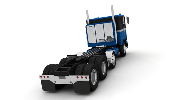 3d cabover truck model