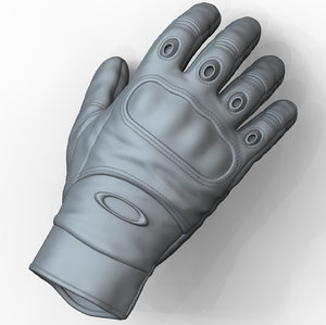 3D zbrush military tactical gloves