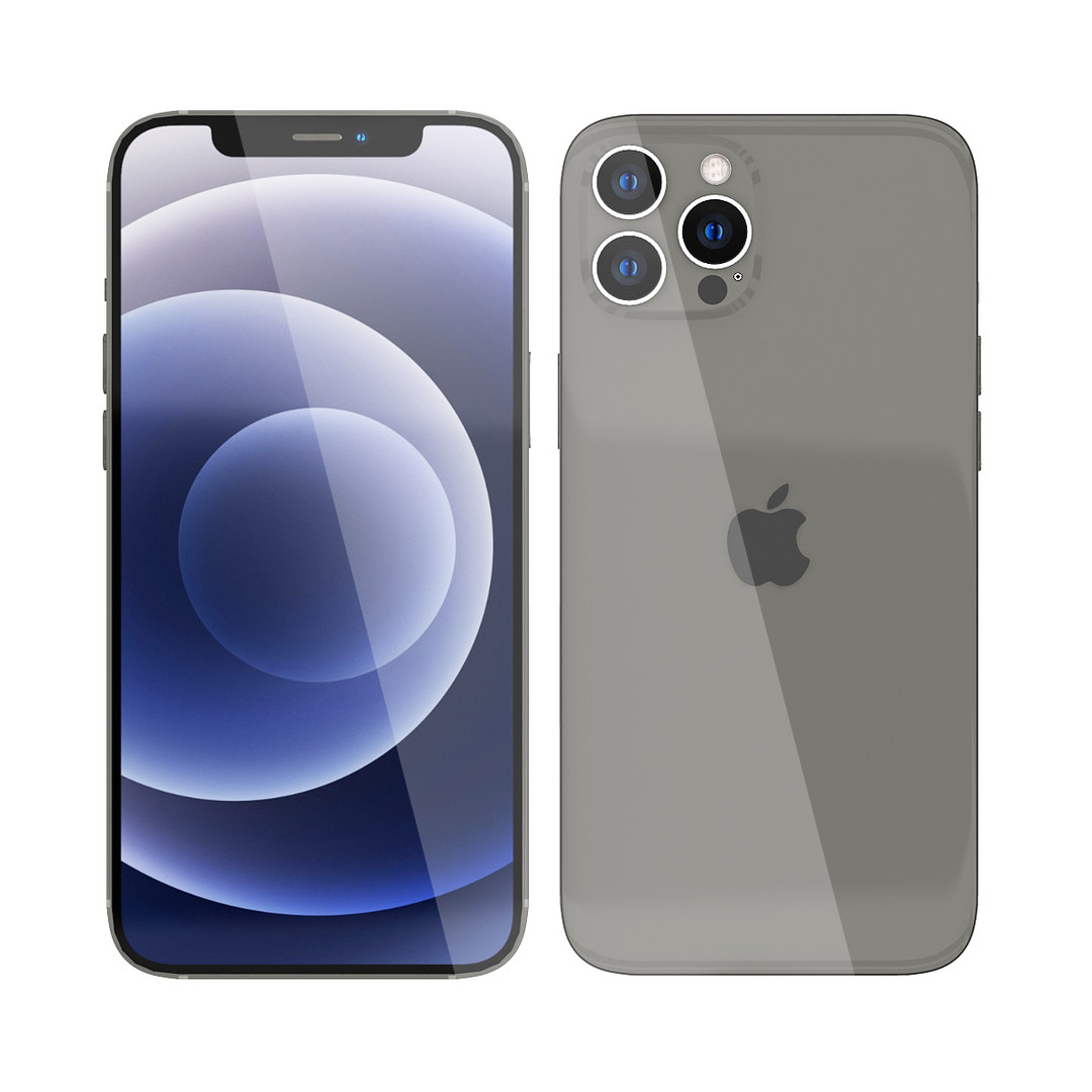 Apple iphone 12 pro 3D model TurboSquid 1642629
