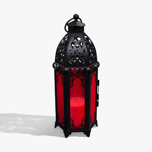 moroccan lantern 3D model
