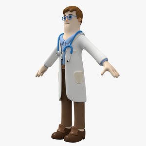 3D doctor boy