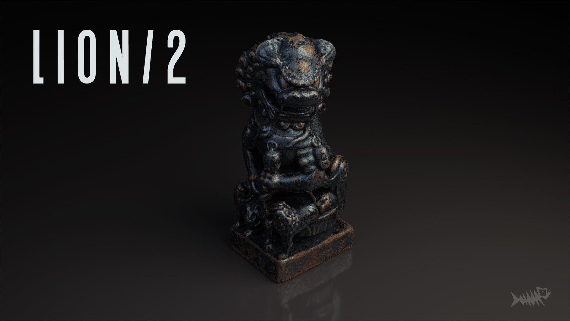 Free chinese lion 3D model TurboSquid 1642812