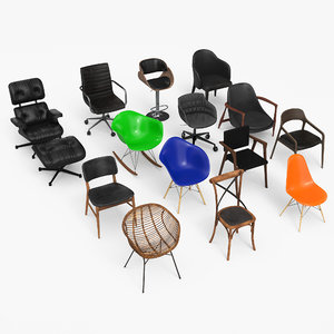 chair eames - armchair 3D