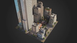 3D city streets