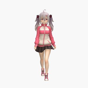 3D anime chiru model