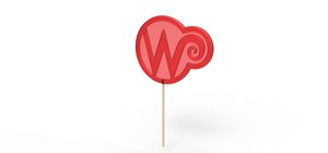 wonka lollipop 3D model
