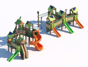3D model children playground