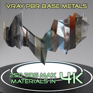 Vray PBR MetalBase 4K 250x