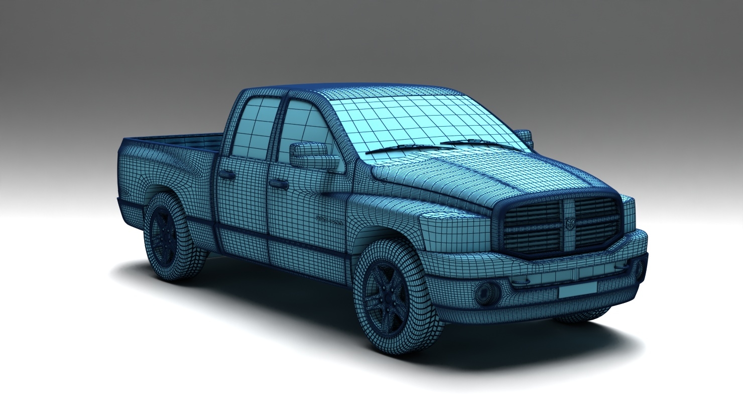 Dodge ram 3d model