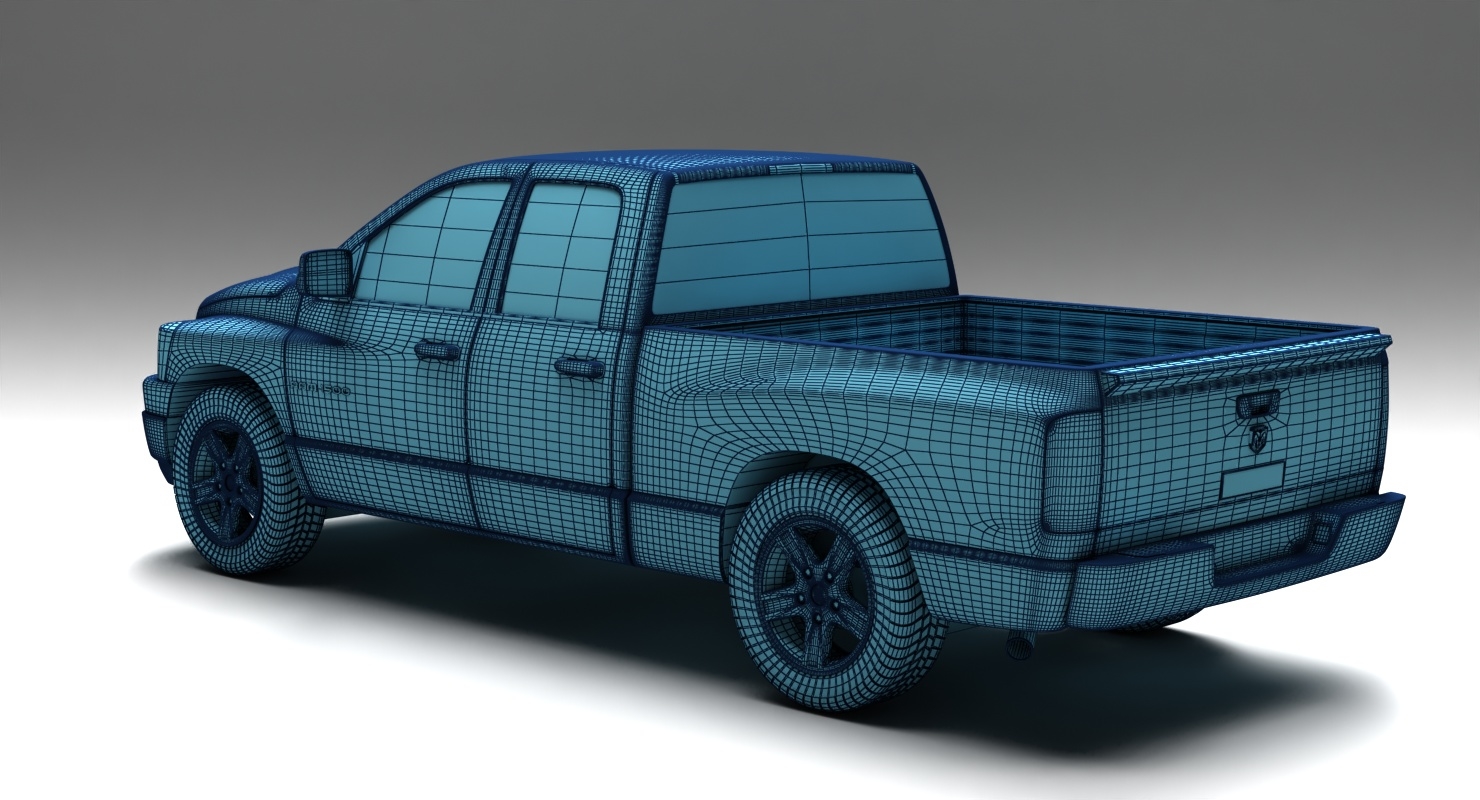 Dodge ram 3d model