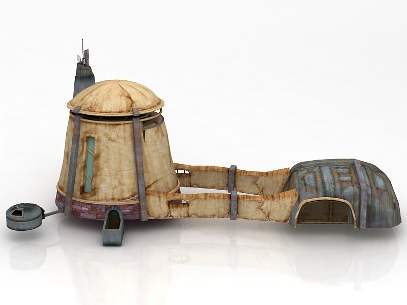 Star wars architecture tatooine 3D model - TurboSquid 1643672