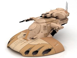3D star wars aat battletank model