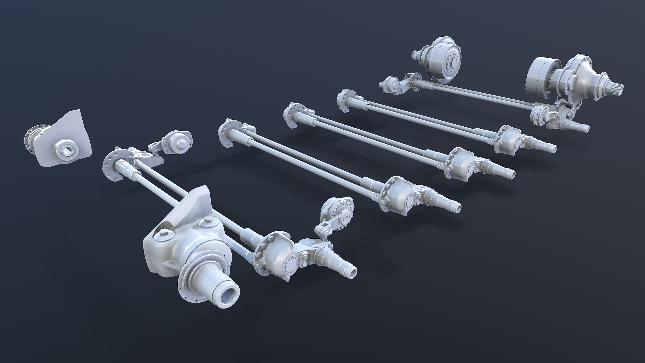 T54 t55 tank suspension 3D model TurboSquid 1643759