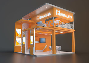 3D exhibition stand fors 6x6m