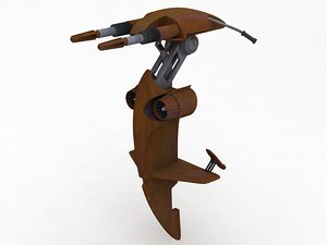 battle droid wars stap 3D model