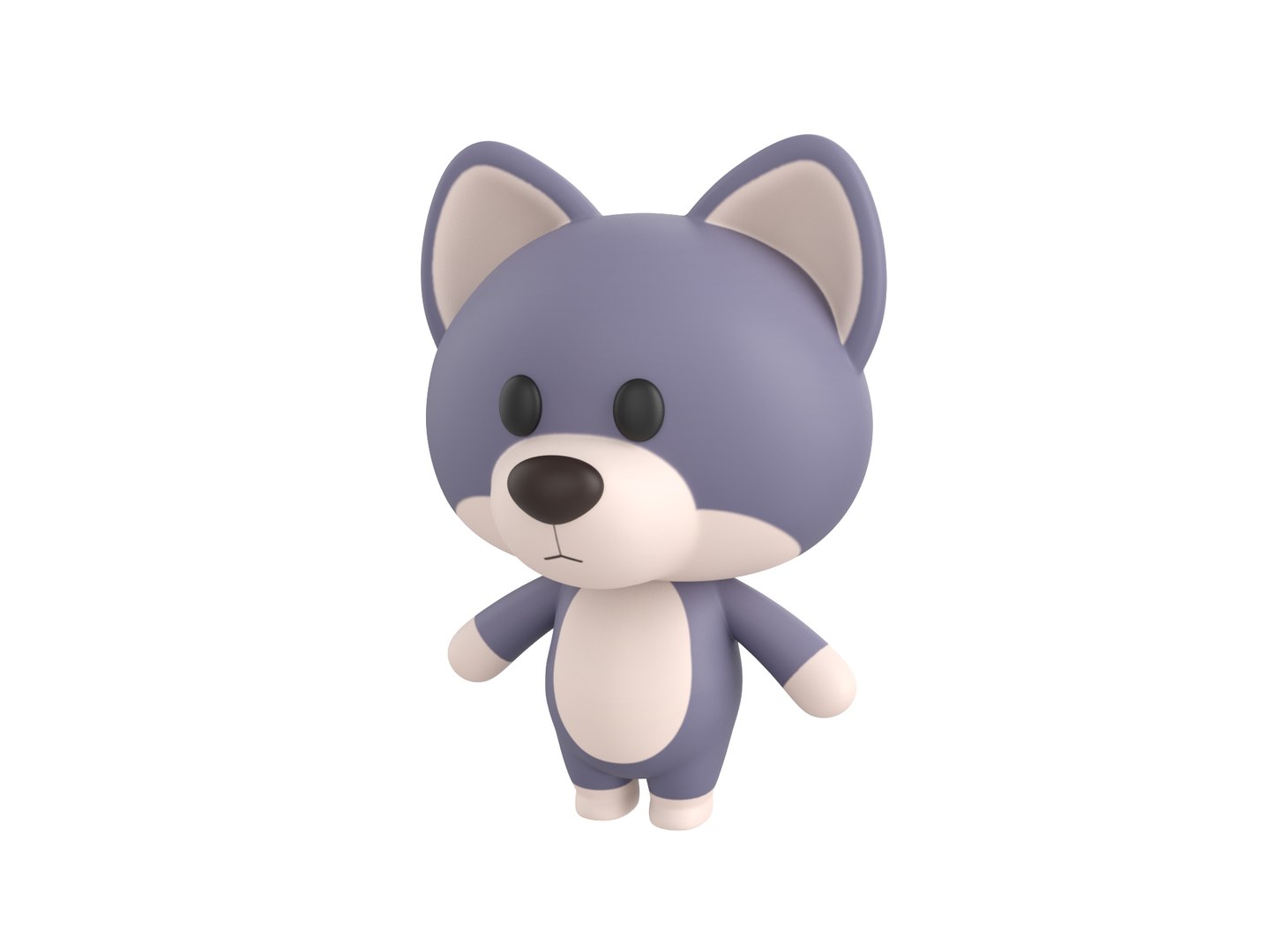 Wolf Character 3d Model - Turbosquid 1644145