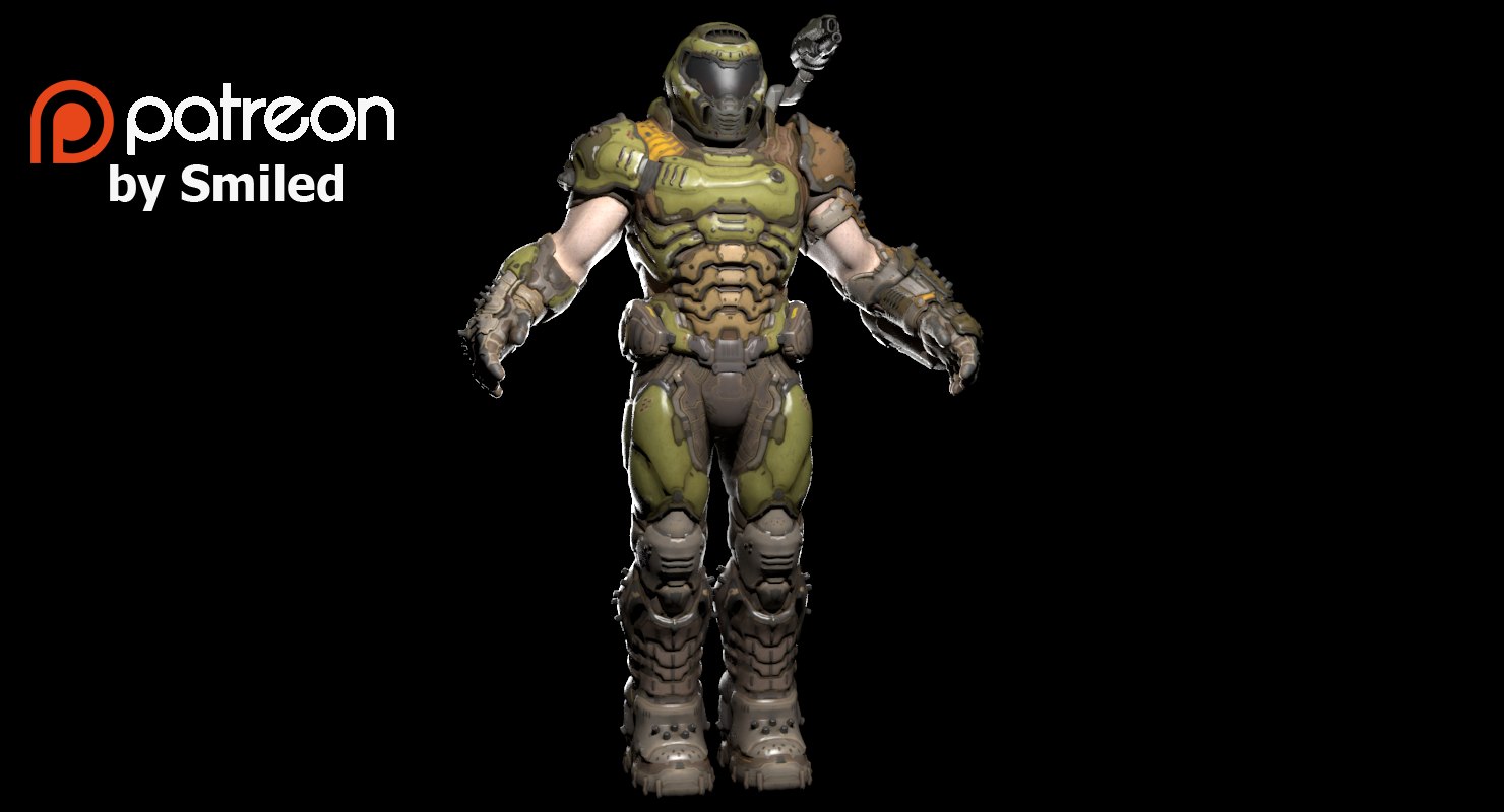 doom slayer model kit