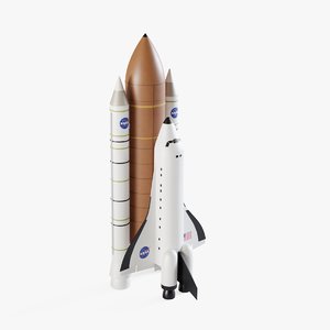 rocket modeled 3D